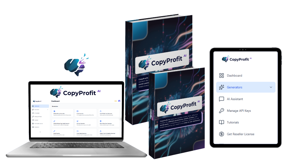 CopyProfit AI Product Mockup
